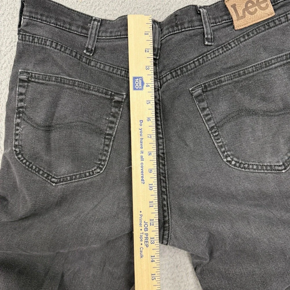 Lee Relaxed Fit Jeans‎ Mens 35x31 Gray Tapered Leg Stretch Denim Mid Rise Casual